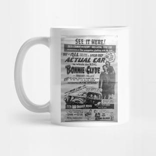 Bonnie and Clyde Death Car Mug